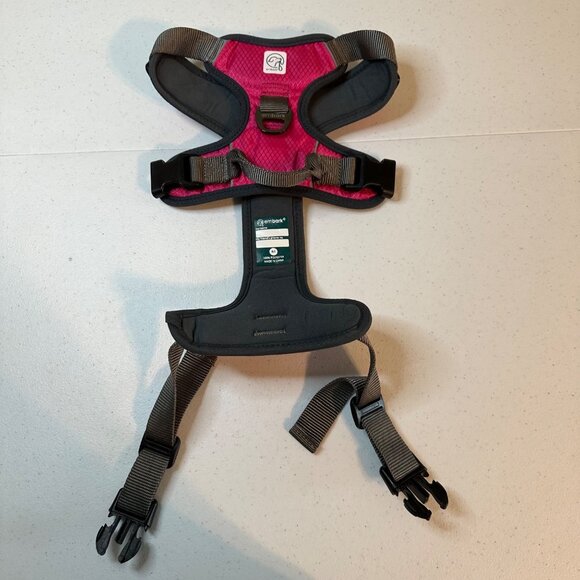 Embark Adventure Dog Harness Pink Medium Polyester Adjustable Reflective Straps - Picture 5 of 8